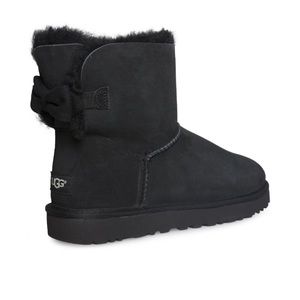 Ugg black mini Brigette Bow